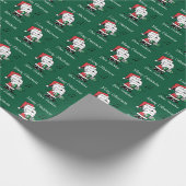 Erdnüsse | Snoopy Santa Claus Accordian Geschenkpapier (Ecke)