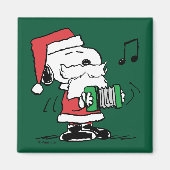 Erdnüsse | Snoopy Santa Claus Accordian Magnet (Vorne)