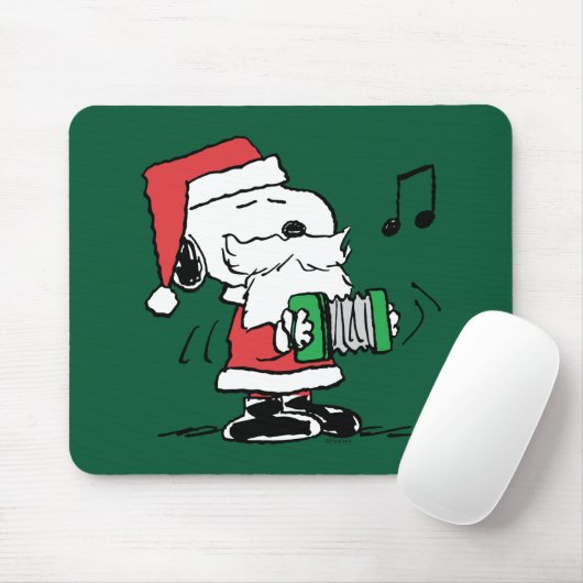 Erdnüsse | Snoopy Santa Claus Accordian Mousepad (Mit Mouse)