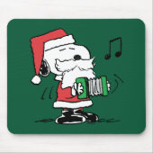 Erdnüsse | Snoopy Santa Claus Accordian Mousepad (Vorne)