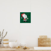 Erdnüsse | Snoopy Santa Claus Accordian Poster (Küche)