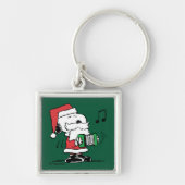 Erdnüsse | Snoopy Santa Claus Accordian Schlüsselanhänger (Vorne)