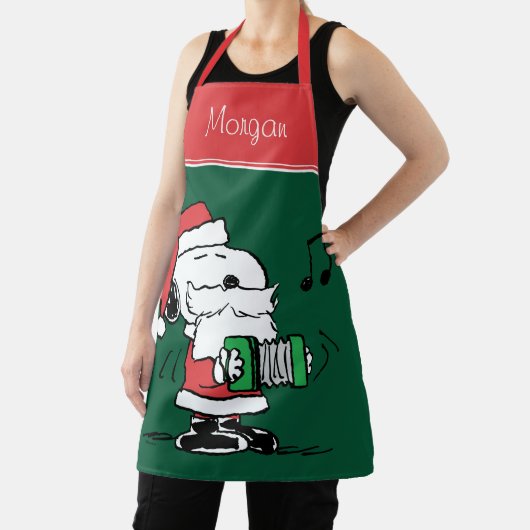 Erdnüsse | Snoopy Santa Claus Accordian Schürze (InSitu)
