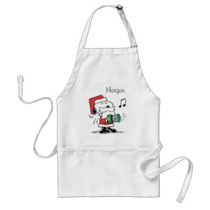 Erdnüsse Snoopy Santa Claus Accordian Schürze