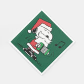Erdnüsse | Snoopy Santa Claus Accordian Serviette (Ecke)