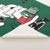 Erdnüsse | Snoopy Santa Claus Accordian Sherpadecke (3/4)