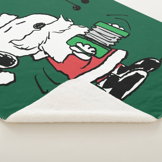 Erdnüsse | Snoopy Santa Claus Accordian Sherpadecke (3/4)