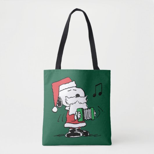 Erdnüsse | Snoopy Santa Claus Accordian Tasche (Vorderseite)