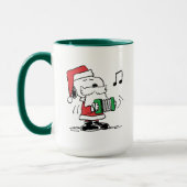 Erdnüsse | Snoopy Santa Claus Accordian Tasse (Links)