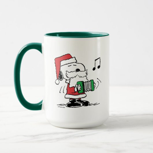 Erdnüsse | Snoopy Santa Claus Accordian Tasse (Links)