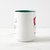 Erdnüsse | Snoopy Santa Claus Accordian Tasse (Zentrum)