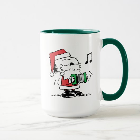 Erdnüsse | Snoopy Santa Claus Accordian Tasse (Rechts)