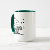 Erdnüsse | Snoopy Santa Claus Accordian Tasse (Vorderseite Links)