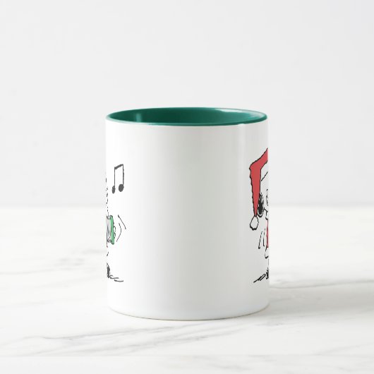 Erdnüsse | Snoopy Santa Claus Accordian Tasse (Zentrum)