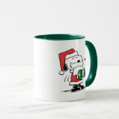 Erdnüsse | Snoopy Santa Claus Accordian Tasse (VorderseiteRechts)