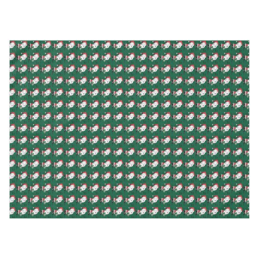 Erdnüsse | Snoopy Santa Claus Accordian Tischdecke (Vorderseite (Horizontal))