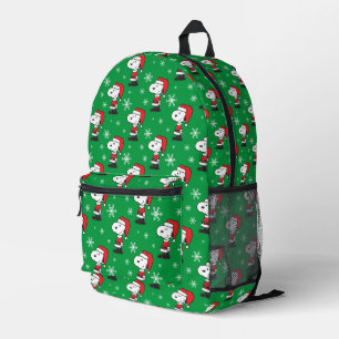 Erdnüsse Snoopy Santa Claus Bedruckter Rucksack