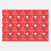 Erdnüsse | Snoopy Santa Claus Geschenkpapier Set (Vorderseite 3)