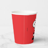 Erdnüsse | Snoopy Santa Claus Pappbecher (Rechts)