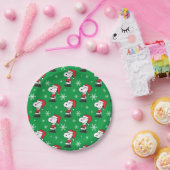 Erdnüsse | Snoopy Santa Claus Pappteller (Party)