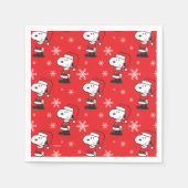 Erdnüsse | Snoopy Santa Claus Serviette (Vorderseite)