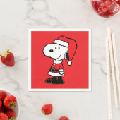 Erdnüsse | Snoopy Santa Claus Serviette (Beispiel)