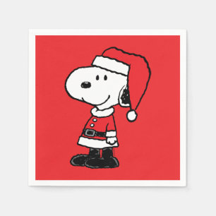 Erdnüsse Snoopy Santa Claus Serviette