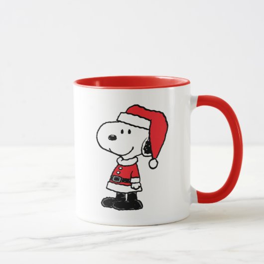 Erdnüsse | Snoopy Santa Claus Tasse (Rechts)