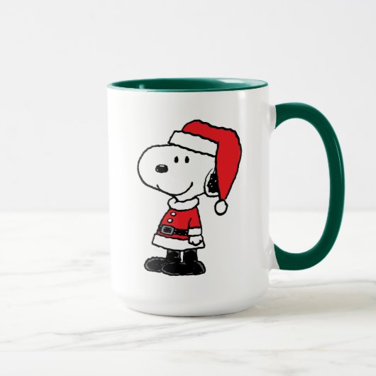 Erdnüsse | Snoopy Santa Claus Tasse (Rechts)