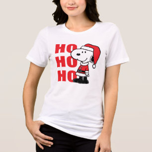 Erdnüsse Snoopy Santa Claus Tri-Blend Shirt