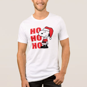 Erdnüsse Snoopy Santa Claus Tri-Blend Shirt