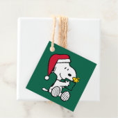 Erdnüsse | Snoopy Santa & Woodstock Geschenk Geschenkanhänger (Beispiel)