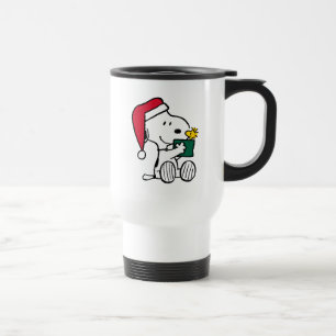 Erdnüsse Snoopy Santa & Woodstock Geschenk Reisebecher