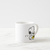 Erdnüsse | Snoopy Saxophone Player Espressotasse (Vorderseite Rechts)