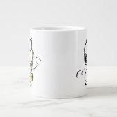 Erdnüsse | Snoopy Saxophone Player Jumbo-Tasse (Vorderseite)