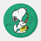 Erdnüsse | Snoopy Saxophone Player Magnet (Vorne)
