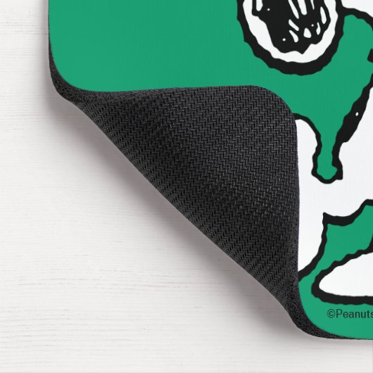 Erdnüsse | Snoopy Saxophone Player Mousepad (Ecke)