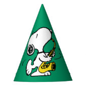 Erdnüsse | Snoopy Saxophone Player Partyhütchen (Vorderseite)