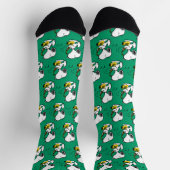 Erdnüsse | Snoopy Saxophone Player Socken (Oben)