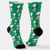 Erdnüsse | Snoopy Saxophone Player Socken (Gewinkelt)