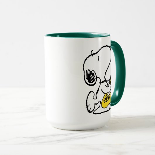 Erdnüsse | Snoopy Saxophone Player Tasse (VorderseiteRechts)