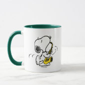 Erdnüsse | Snoopy Saxophone Player Tasse (Links)