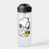 Erdnüsse | Snoopy Saxophone Player Trinkflasche (Vorderseite)