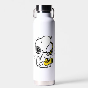 Erdnüsse   Snoopy Saxophone Player Trinkflasche