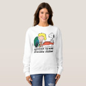 Erdnüsse | Snoopy & Schroeder am Piano Sweatshirt (Vorne ganz)