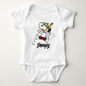 Erdnüsse | Snoopy Scuba Diver Baby Strampler (Vorderseite)