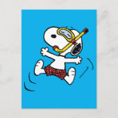 Erdnüsse | Snoopy Scuba Diver Postkarte (Vorderseite)