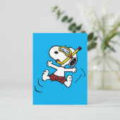 Erdnüsse | Snoopy Scuba Diver Postkarte (Stehend Vorderseite)