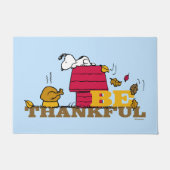 Erdnüsse | Snoopy Seid dankbar Fußmatte (Vorderseite)