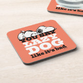 Erdnüsse | Snoopy Sie sagen Lazy Hund, als wäre es Getränkeuntersetzer (Linke Seite)